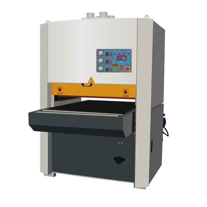 Wood planer wide belt lacquer brush sanding machine veneer roller sander machine for furniture from manufacturer