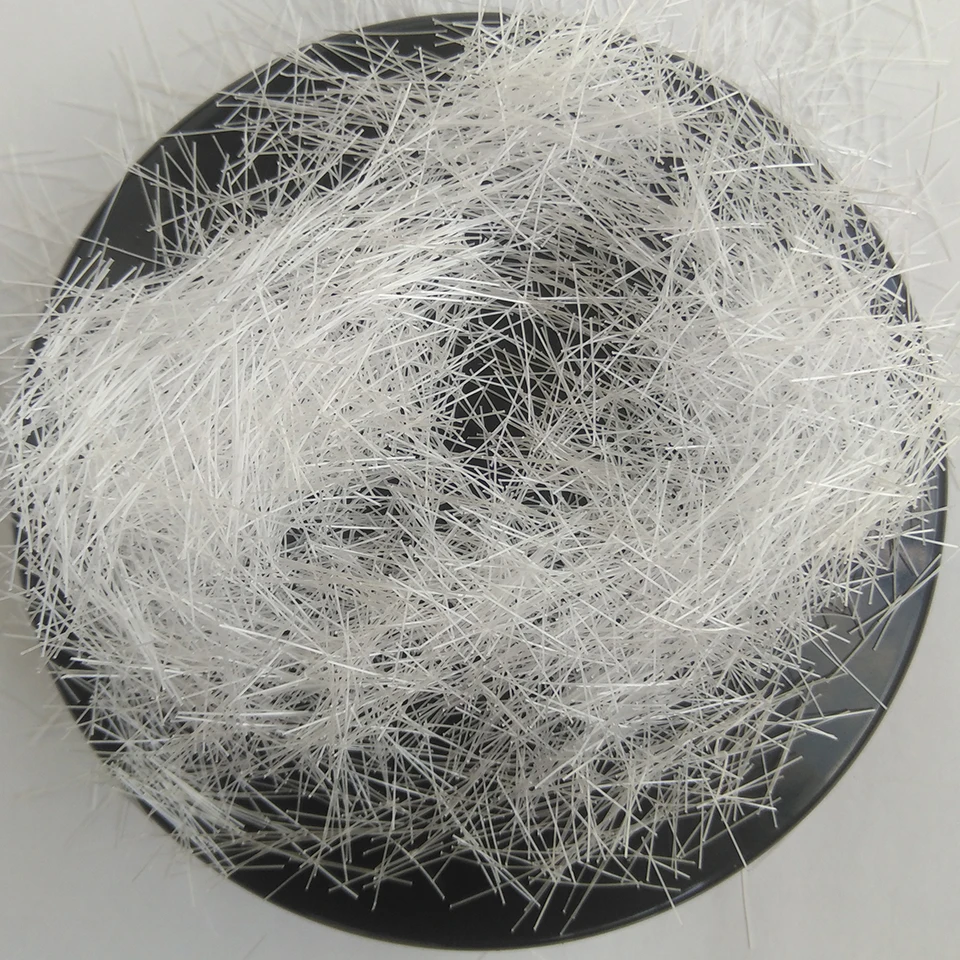 Concrete Fiber Microfilament Monofilament Twisted Waveform Microfiber Calcium Power Polypropylene Concrete Fiber