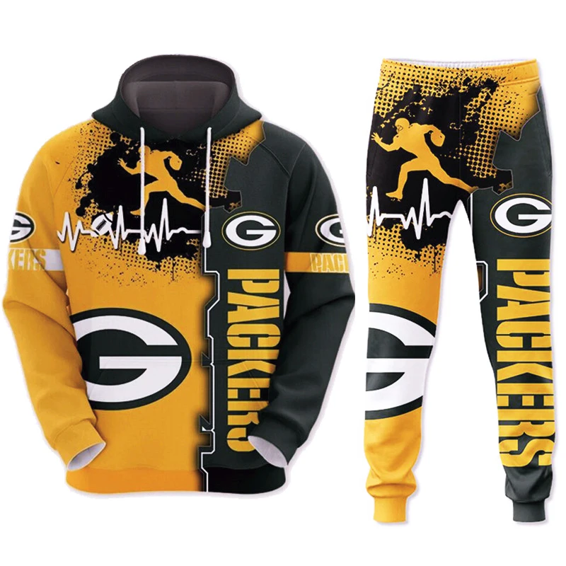 2025 Wholesale New Styles All 32 Football Teams Steelers Packers Raiders Hoodies Pants Man Sports Sets