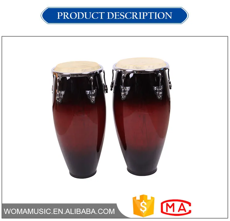 2023 Hot Selling Factory Wholesale Popular Percussion Musical Instrument Wood Conga Drum