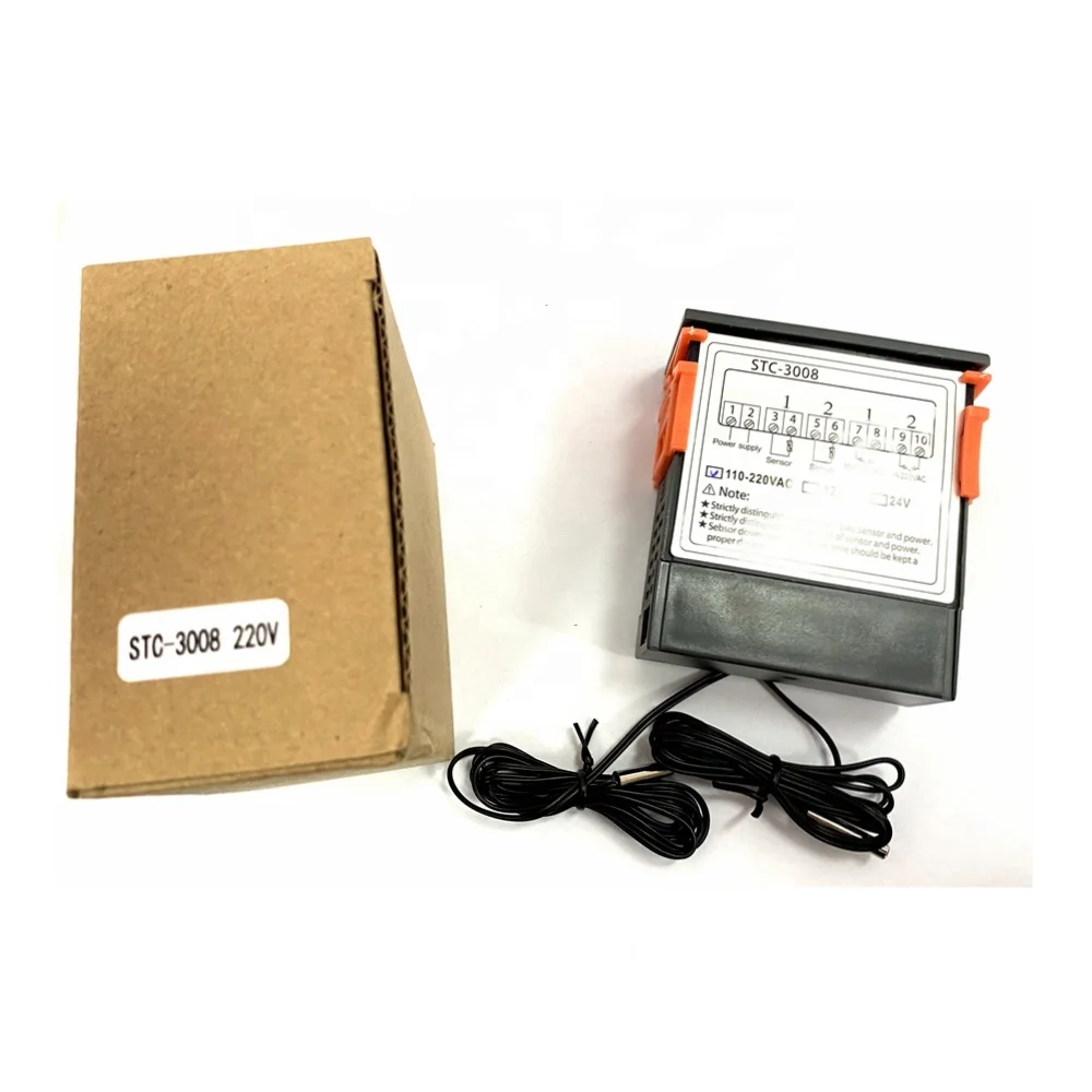 Digital Temperature Controller Thermostat Thermoregulator incubator Relay LED 10A Heating Cooling STC-1000 12V 24V 220V