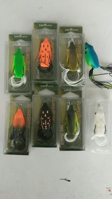 frog lures hybrid frog lure ray frog MUSTAD doubLe hook lures