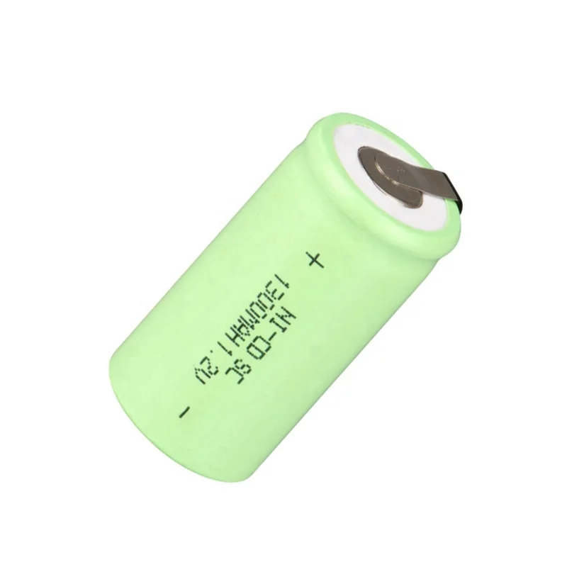 1.2V 1300mAh Sub C SC Ni-MH Rechargeable Battery Nickel Metal Hydride Batteries