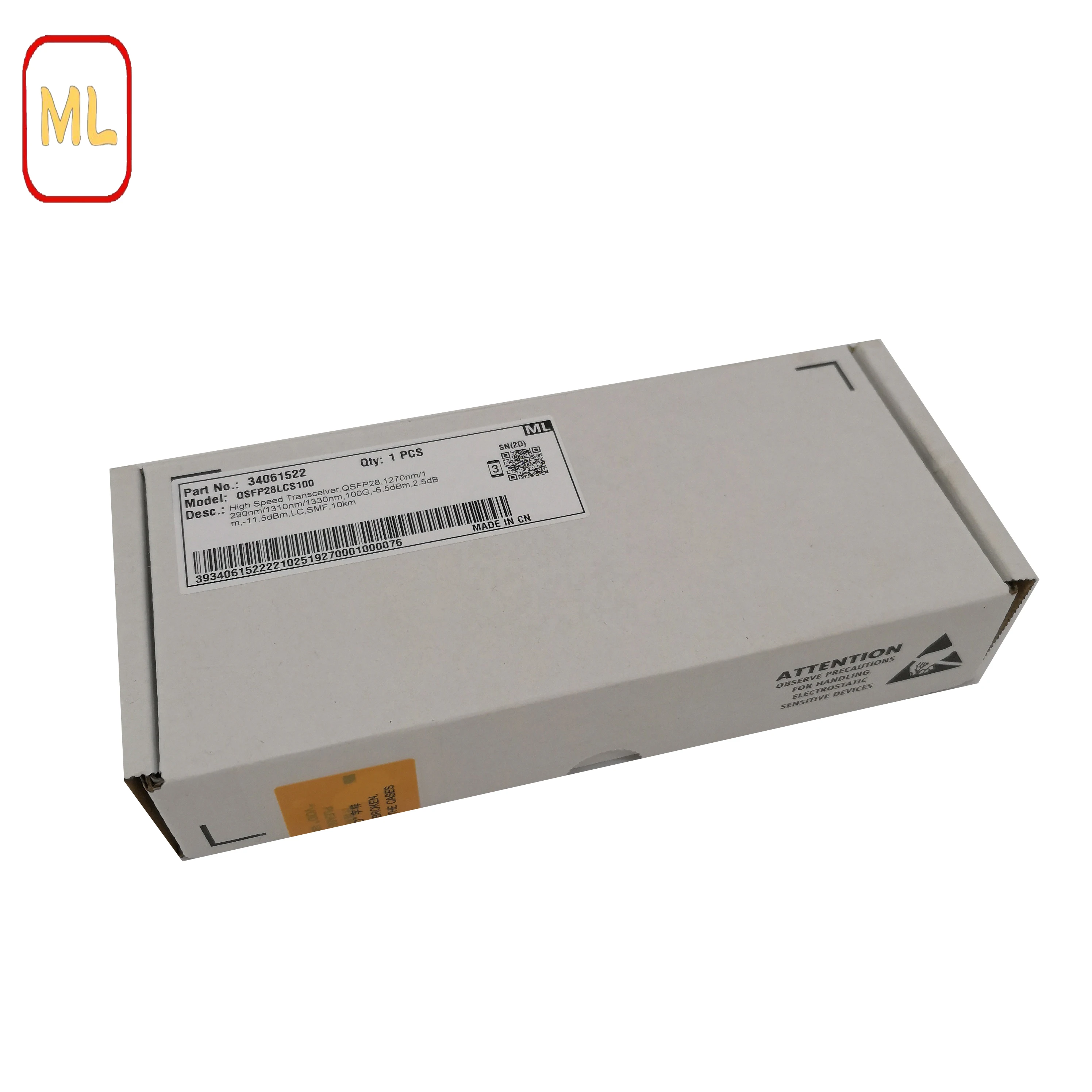 hua wei 100G.4825-1310nm-10km-SM-QSFP28  fingerprint sensor  electrical  sfp 20w optical  transmitter  power laser module