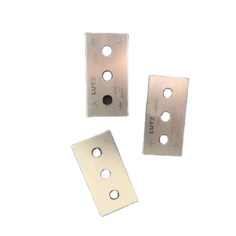 Three Holes Carbon Steel Blade For Cutting Wrapping Film (60817684166)