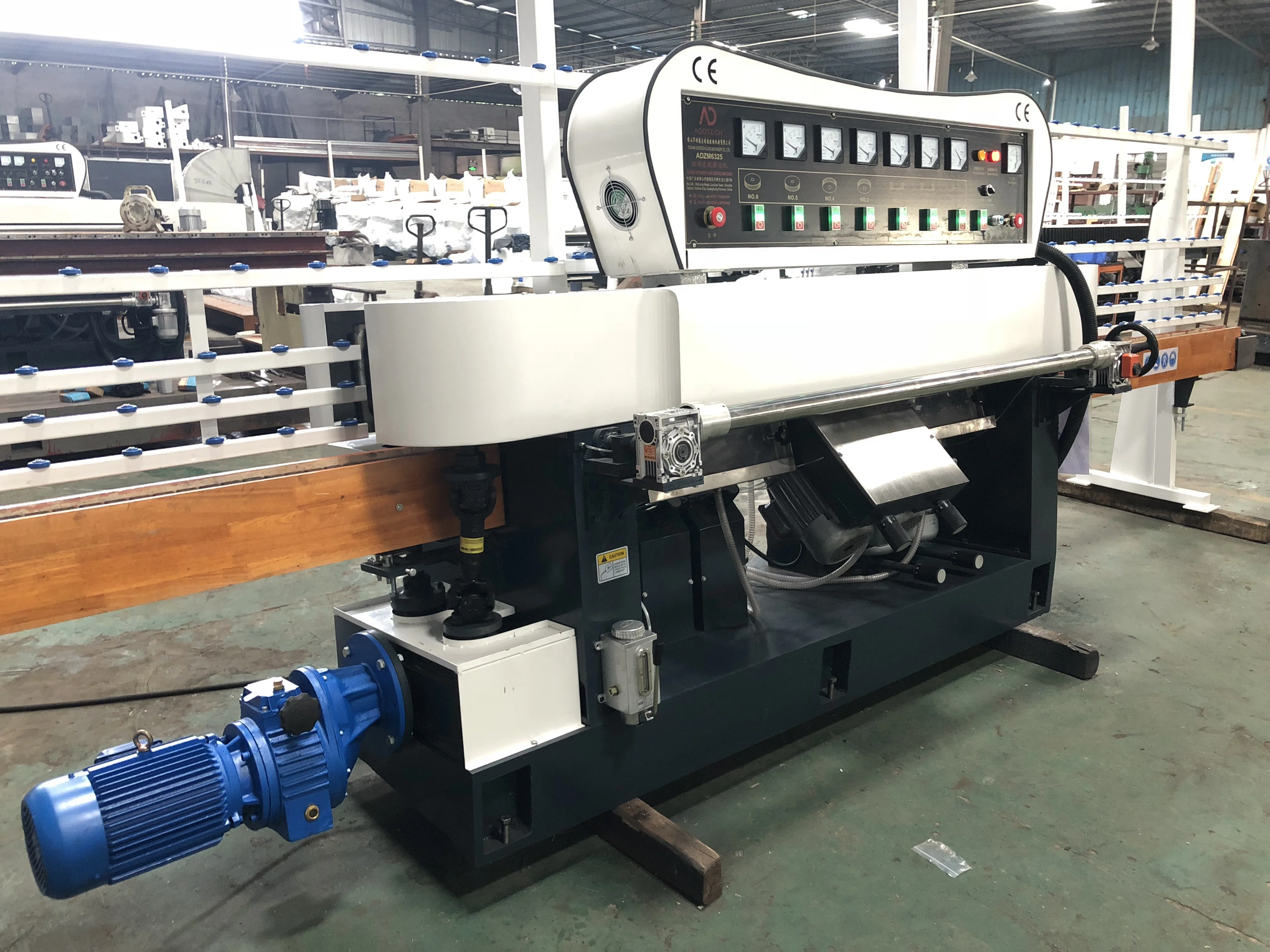 Машина для полировки окантовки стекла с 6 моторами/машина для полировки кромок стекла с прямой линией