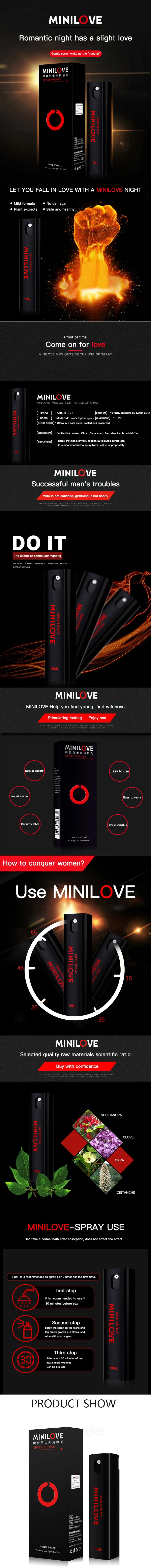 MINILOVE extra strong male spray for men Best Effect improvement Male Sex Spray Keep Long Time Sex Spray For Men 0