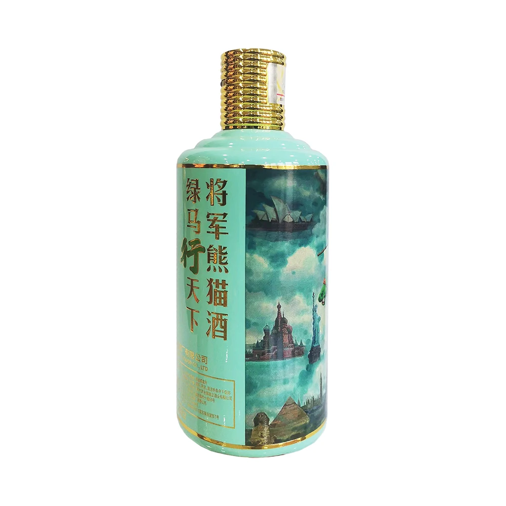 Китай 500 мл/бутылка Baijiu Shanghai Qibao Panda Maotai flavor Kaoliang ликер
