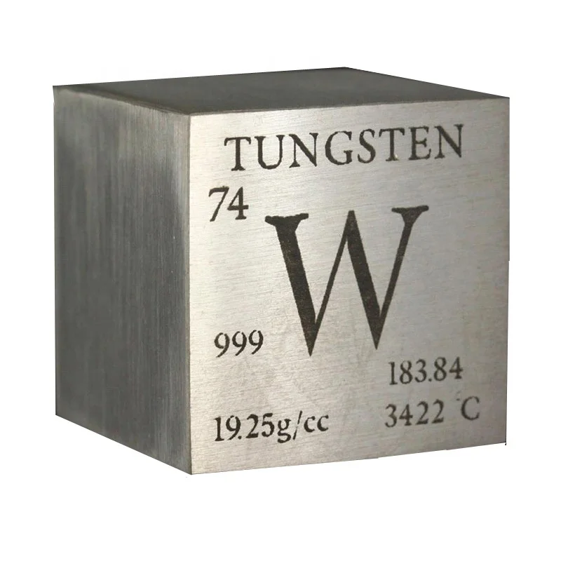 
WNiFe alloy heavy alloy tungsten cube 