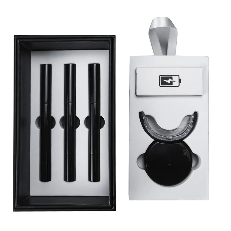 Guangzhou private label 32 led light teeth whitening kit for sensitive teehth gel no peroxide