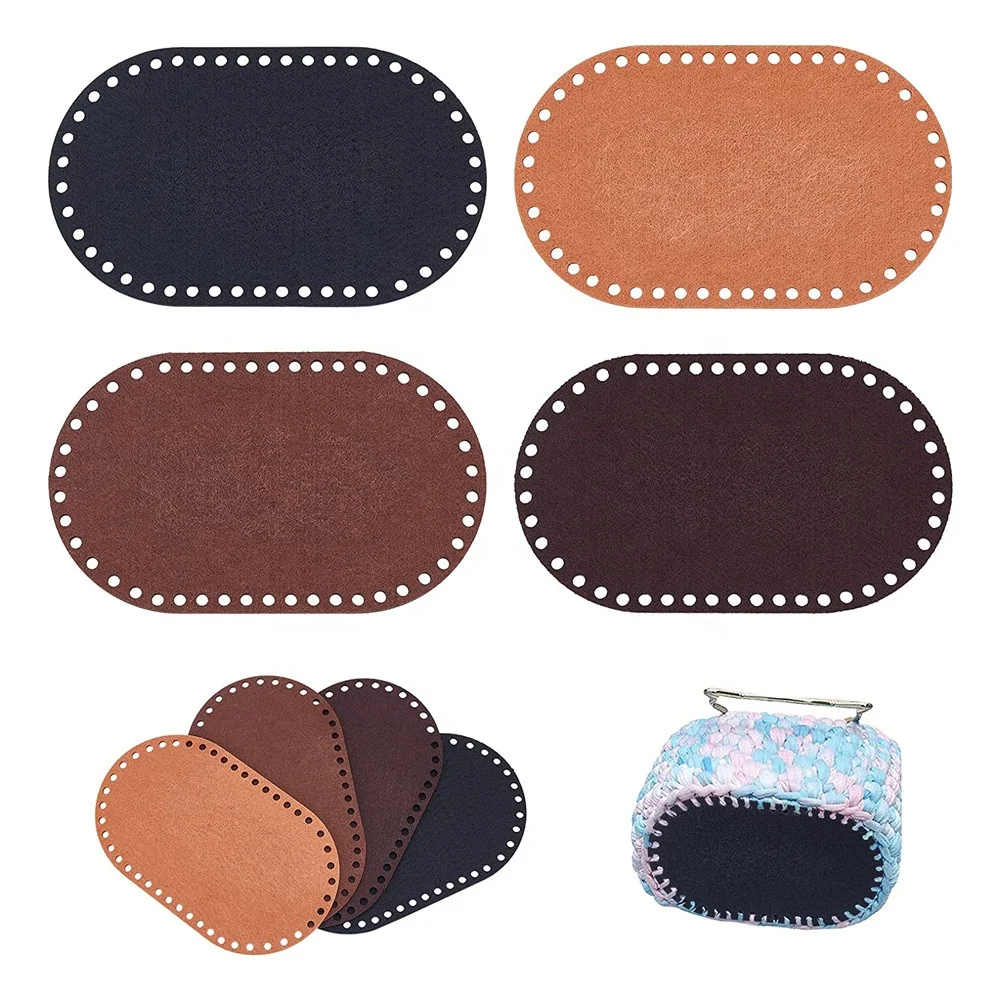 7,8x4,7 дюймов овальной формы, пустая войлочная корзина, нижняя часть для «сделай сам», крючковые корзины для хранения, вязаные сумки