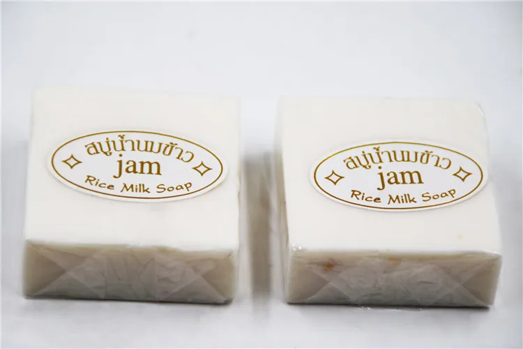 Rice Milk Soap Natural Thailand Handmade Product Best Seller K.brothers Whitening Brightening Anti-bacteria