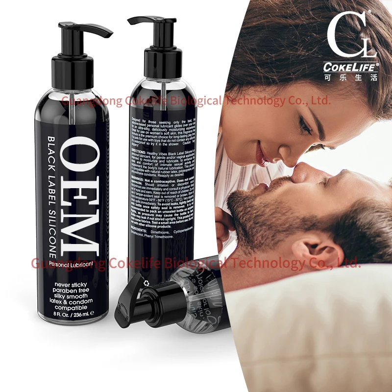 CokeLife OEM 510k Personal Silicone Oil Sex Lubricant Silicone Based Gel Long Time Lubrication Formula for Sex Life