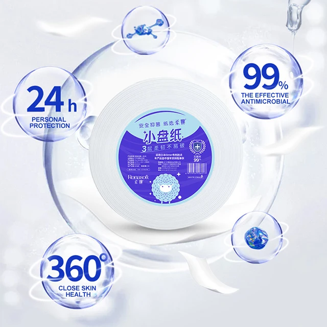 Virgin Wood Pulp Rapid Dissolving toilet tissue paper jumbo roll