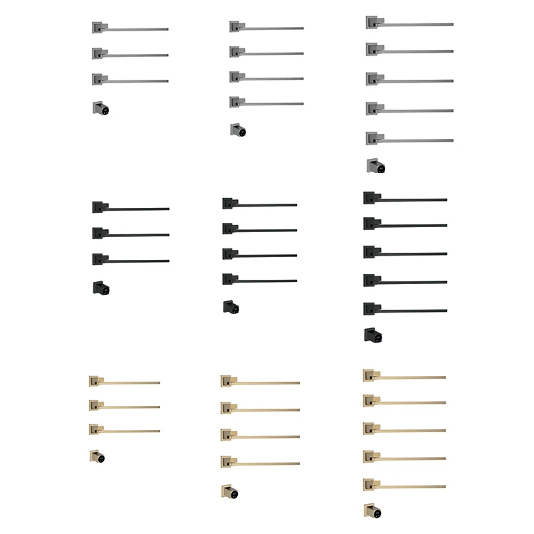 Kidolux 2024 New Design Professional Concealed Grey Bathroom Wall Heater Ac Towel Warmer Heated Electric Towel Rail Rod