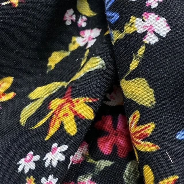 30s  hot sale viscose woven fashion printing rayon fabric for garment