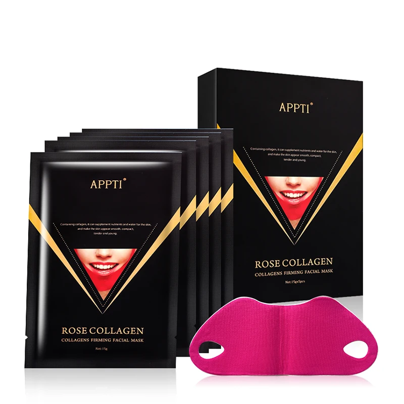 wholesale Shaped Mask Slim V Shape Face Mask Facial Slimming Strap Chin Lift Facial Mask