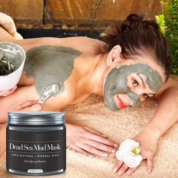 OEM natural soothing repairing detoxifies dead sea mud mask for face