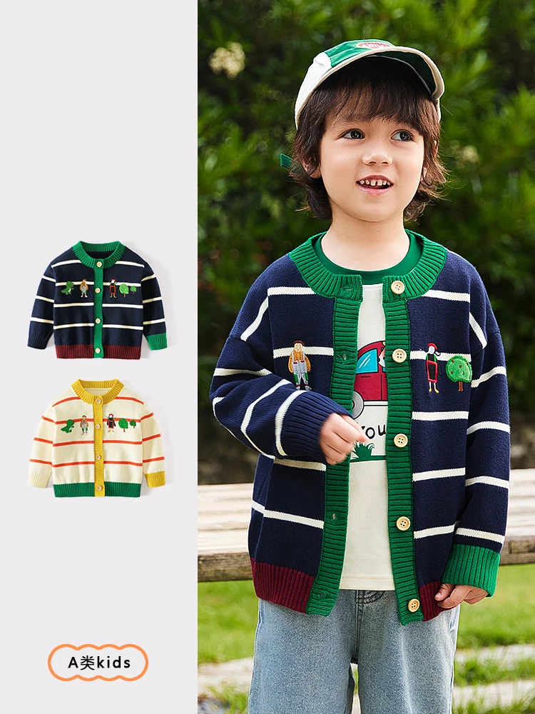 Child Fashion Clothing Wholesale Kids Baby Sweaters Knitted cardigan Autumn Winter  Sweater OEM and ODM