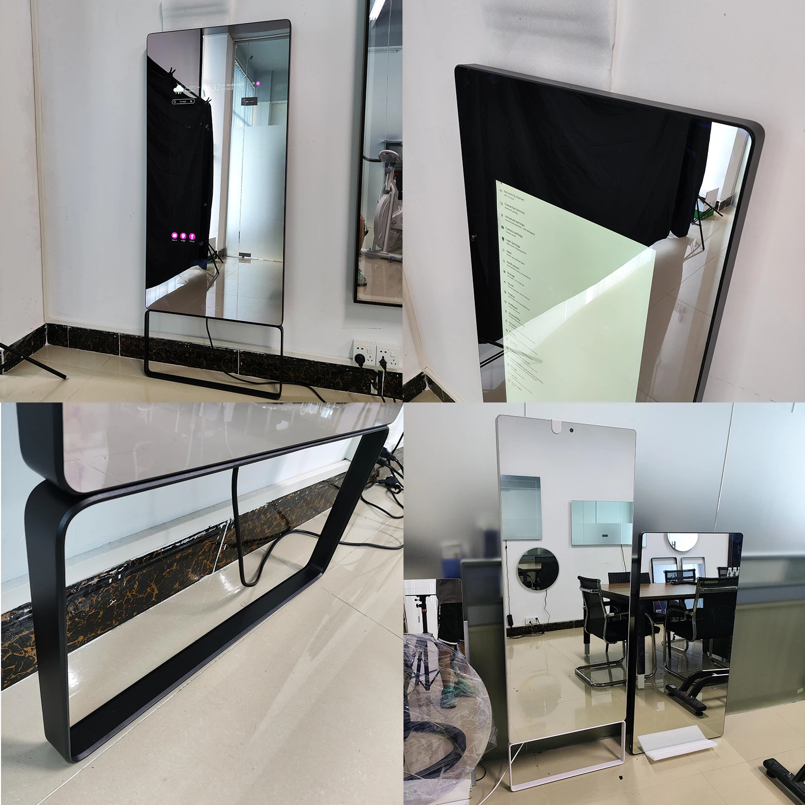 Factory Price smart Fitness Mirror With Weights Waterproof Fitness Smart Mirror 43inch Touch Screen Mirror gym Smart