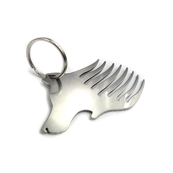 Stainless Steel Bottle Opener Keychains - Beer Opener with Belt Buckle Clip Multifunction Kitchen Tool