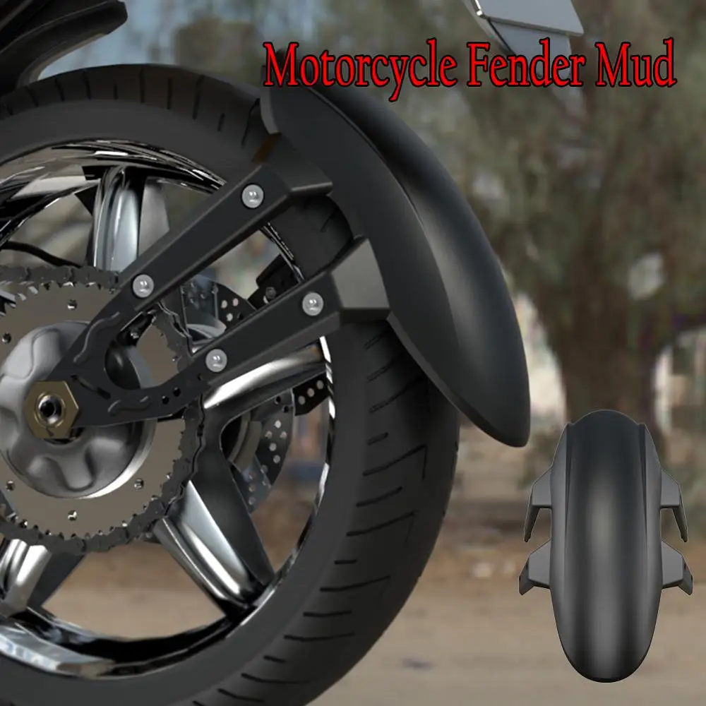 Motorcycle Universal Rear Wheel Cover Fender Splash Guard Mudguard Bracket Rear Fender Mud Guard