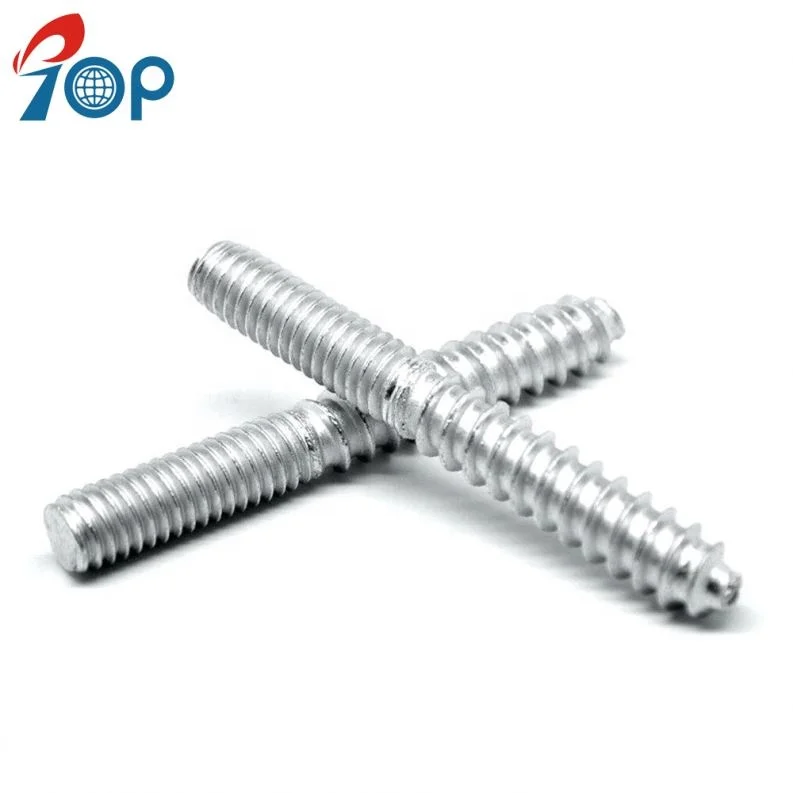 
Long Hanger Bolt Double Headed Bolt With Self-Tapping Screw 