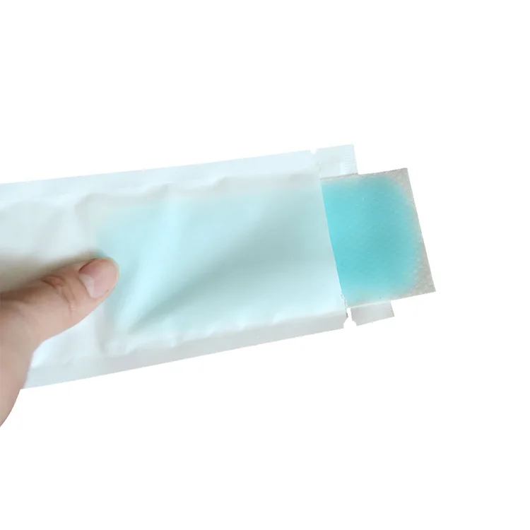 Fever cooling gel patch with adhesive for baby/Summer hot sale fever patch cooling patch CE
