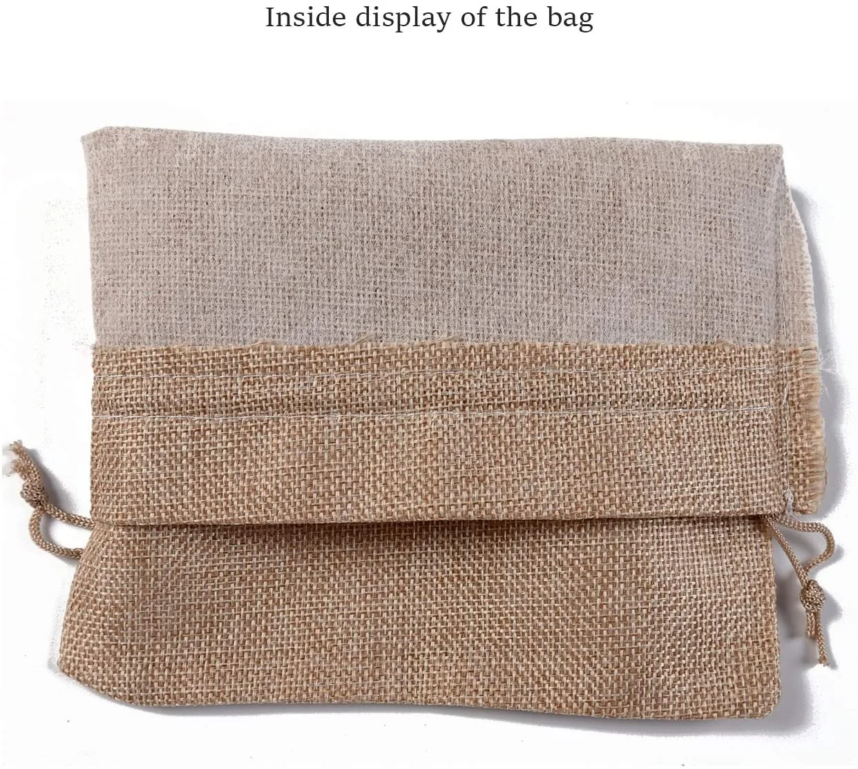eco friendly reusable cotton linen bag pouch natural color cotton drawstring dust bag for bread