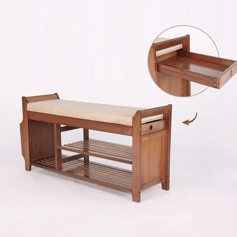Multi-layer Storage Shelves Cabinet Modern Shoe Organizer Simple Modern Shoe Storage Cabinet Home bamboo shoes rack