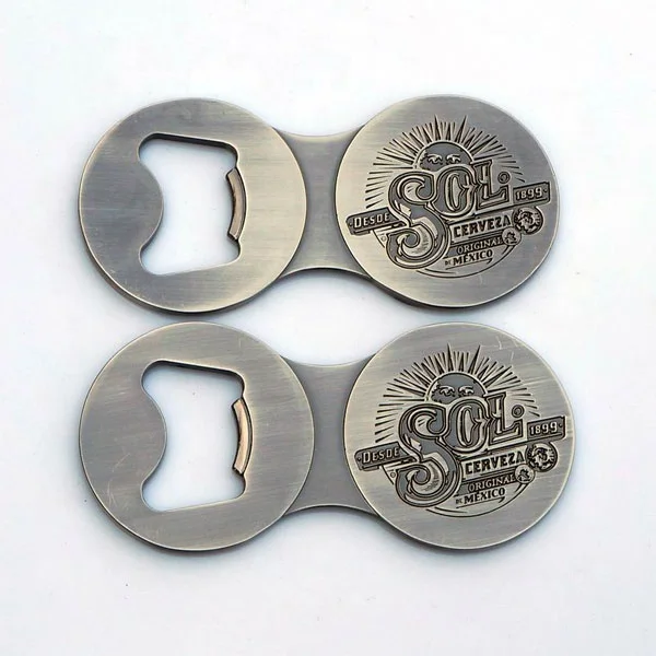 Custom metal funky Beer Bottle Opener keychain