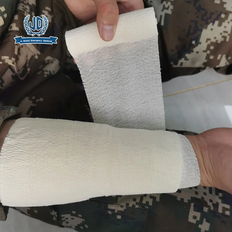 A-Shield Sample Available 50% OFF Trauma Kit Emergency Compression Bandage Long Stretch Self-Adhesive Bandages For First Aid