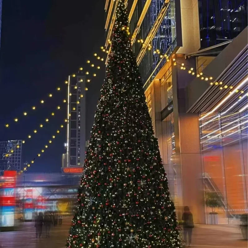 Premium Christmas Tree Artificial Canadian Fir Full Bodied Christmas Tree With Metal Stand Lightweight and Easy to Assemble