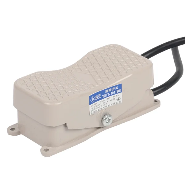 High quality Medical Foot switch YDT1-101 two-way  YDT1-20 three-phase pedal hydraulic foot pedal switch for welding machine
