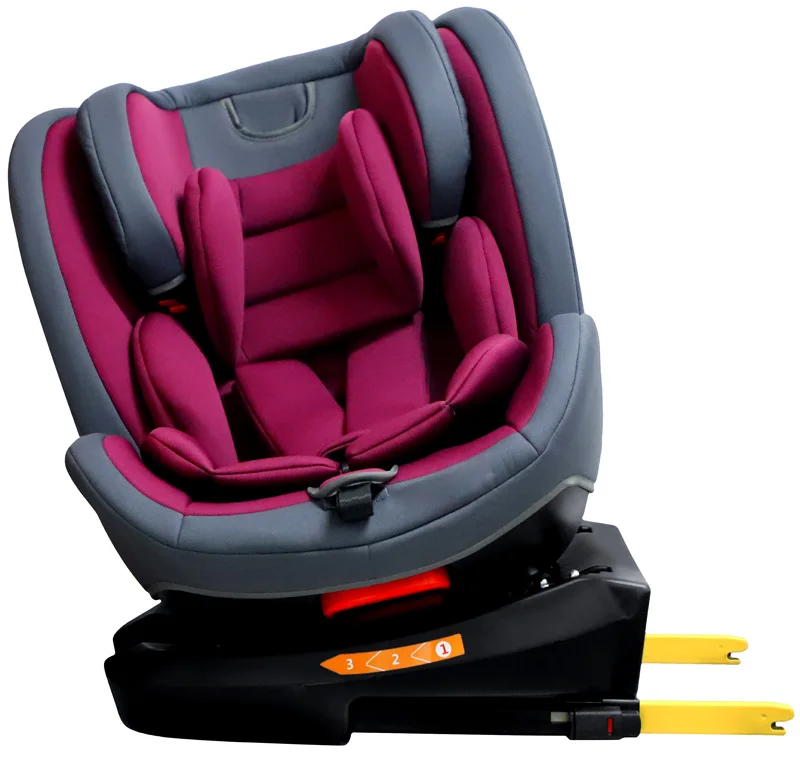Customized Logo and Brand china OEM design 360 spinning rotational car baby safety seat for kids 0 - 12 years with ISOFIX