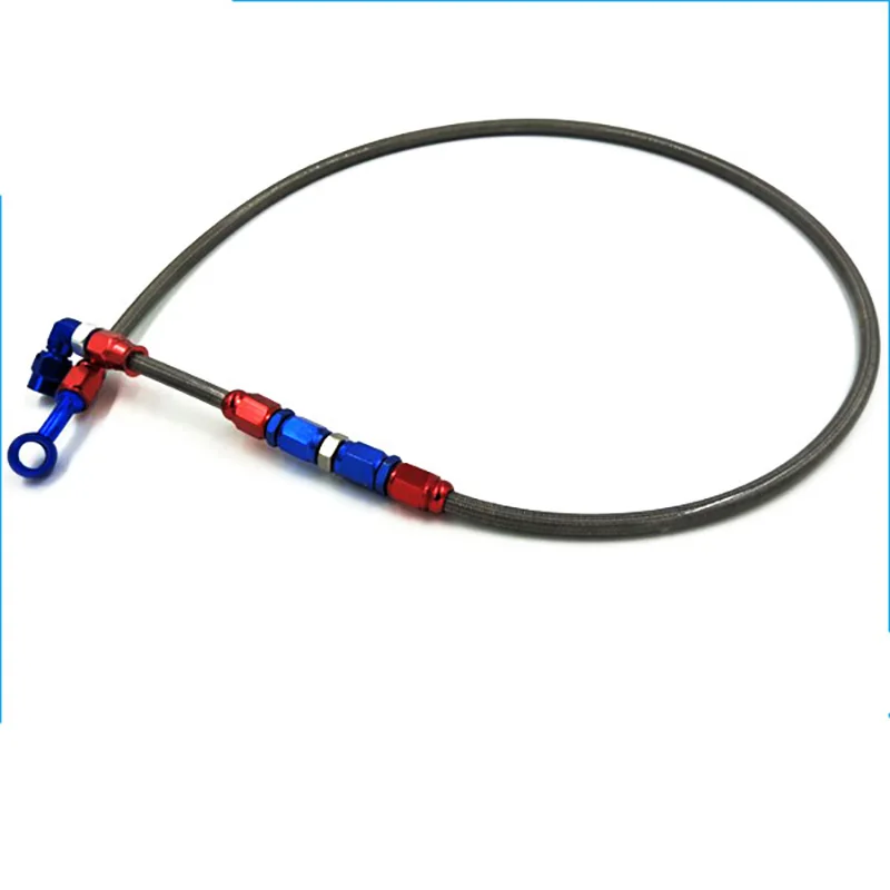 AN3 AN4 AN6 AN8 AN10 AN12 AN16  stainless steel braided PTFE liner air brake hose for Motorcycle racing