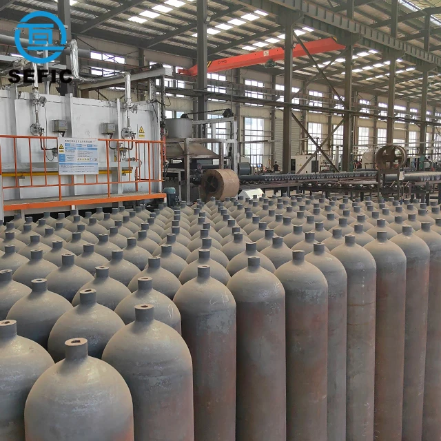 Competitive Price Seamless Steel 5L 10L 12L 15L 20L 40L 45L 47L 50L 150bar Oxygen Nitrogen Argon Co2 Gas Cylinder