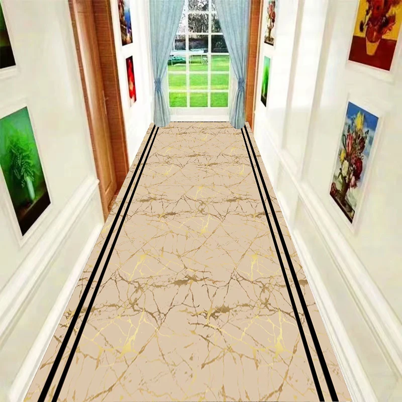 Washable Factory Carpets 3D Printed Customized Polyester Hallway High Quality Machine Anti Fatigue Runner Rugs Bedroom Carpet