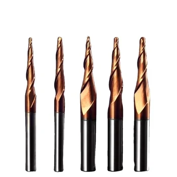 Weitol HRC 55, Два флейты, конические, со спиральным шариковым носом, фреза, режущие инструменты для дерева/МДФ