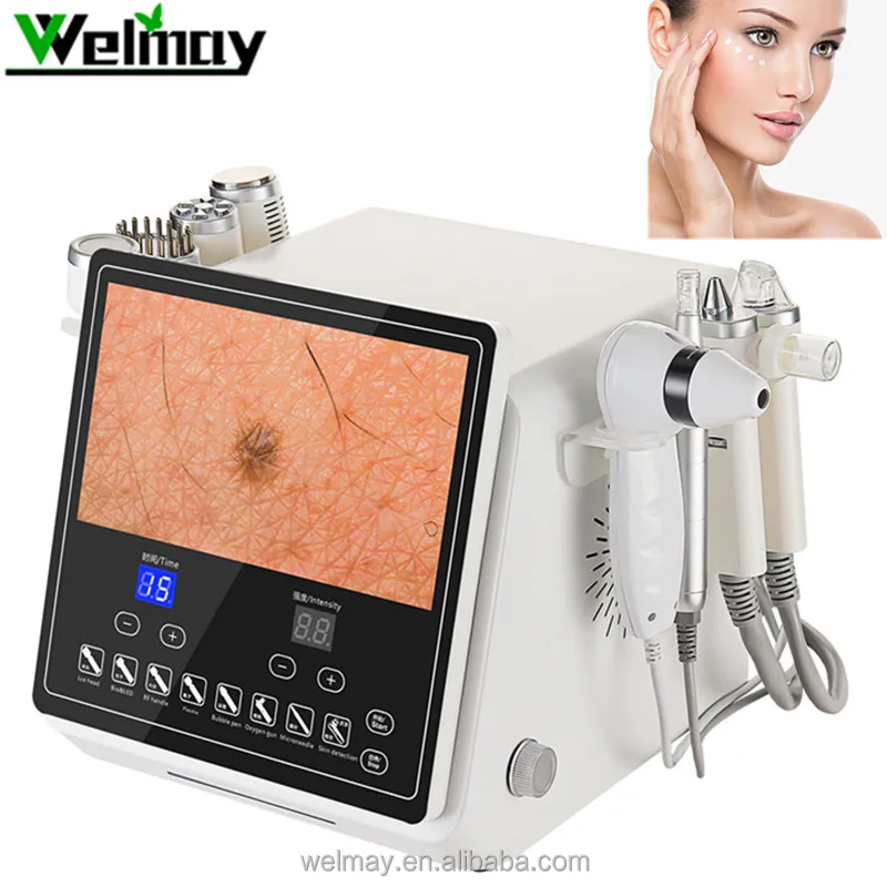Top Sales Factory Supply Led Scalp O2 jet Peel Oxygen Therapy Machine Instrument Oxygen Peel Jet Solution Facial Lifting