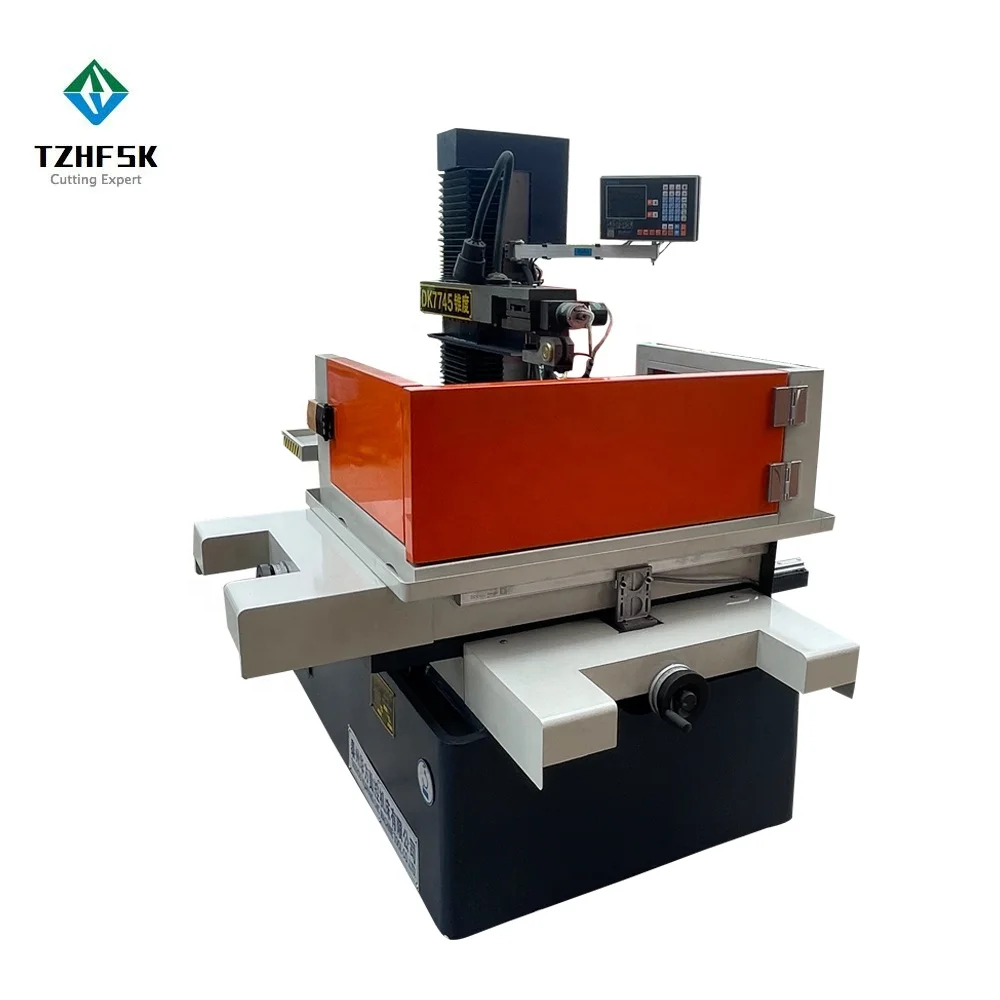 CNC Multi-cut  wire cut  EDM machine DK7745  high  precision  good Surface Roughness linear guide rail WEDM
