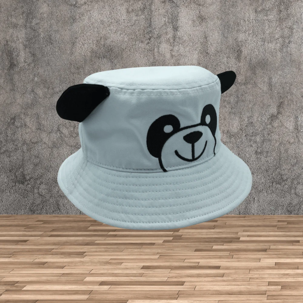 JEYA Custom Kids Beach Sun Protection Cap with embroidery Spring Summer Kids Boys Girls Cotton Custom Logo Bucket Hat