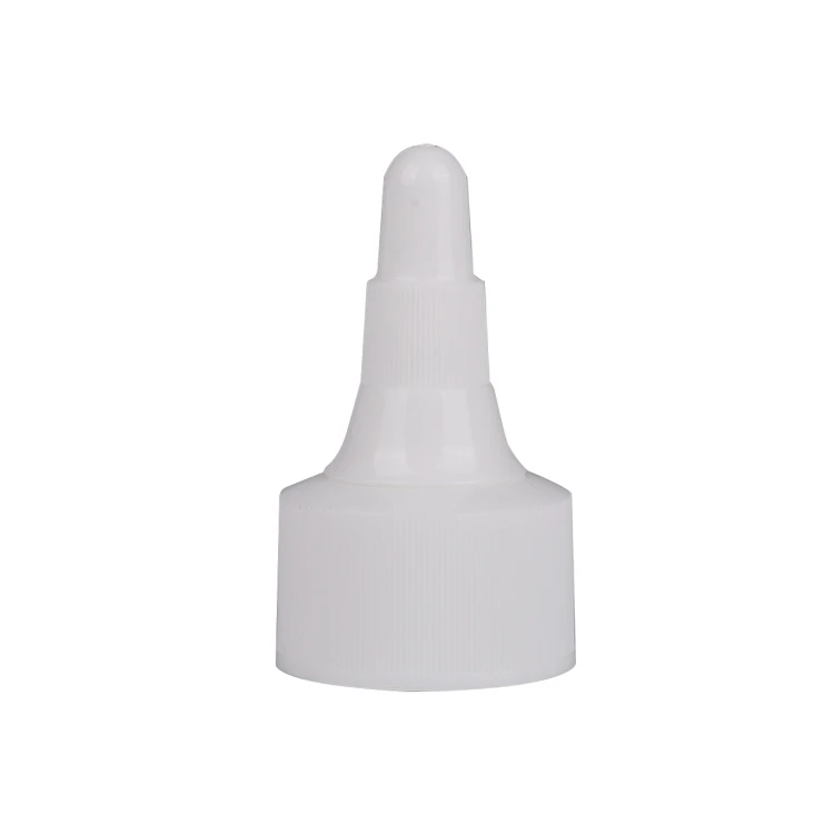 Customized Color Professional Squeeze Dropper Caps Plastic Flip Spout Cap 24/410 Twist Off Cap