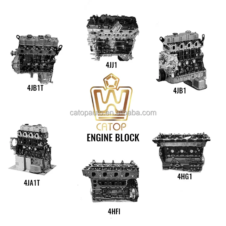Engine Diesel Block for ISUZU 4JA1T 4JB1 4JB1T 4HG1 4HF1 4JJ1 4HK1 For ISUZU DMAX Engine PICKUP TRUCK New Block Engine