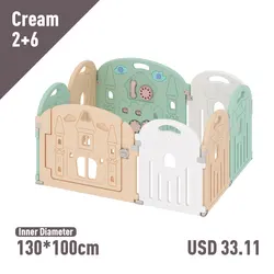10+2 Fantasy Fence Portable Baby Play Yard Playpen Multicolor Color Corner
