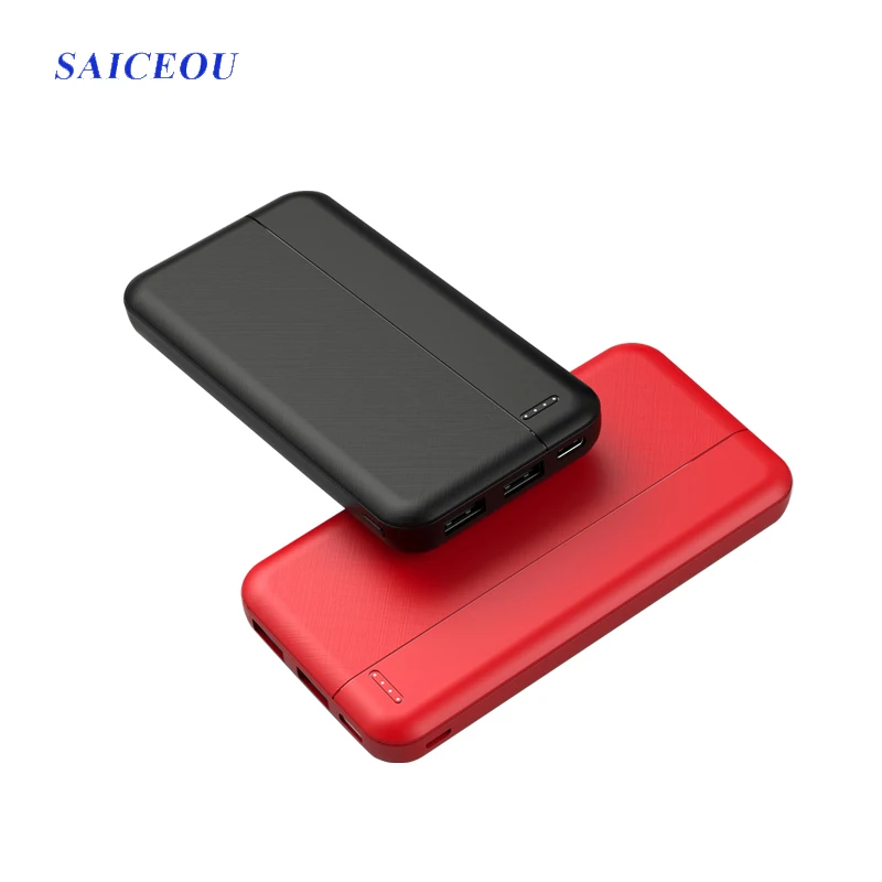 Powerbank manufacture oem high capacity mobile 10000mah powerbanks 10000 power bank with LED light