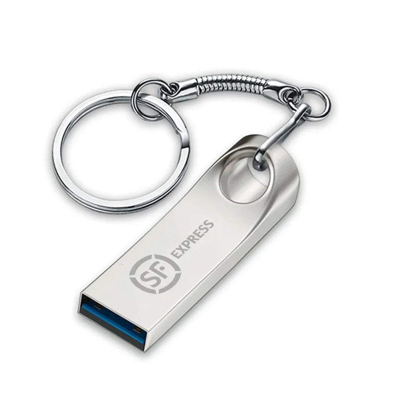 Mini Metal USB 2.0 3.0 Zinc alloy Flash Drive with Keychain Thumb Drive Water Proof USB Stick  Pendrive 64GB 128GB USB Key