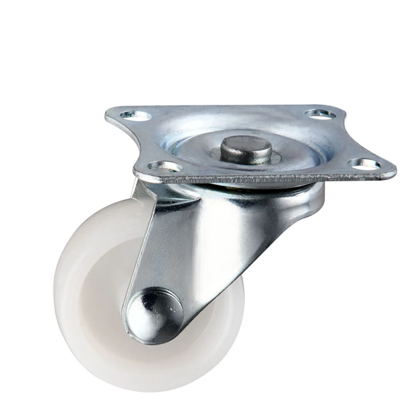 1 inch pp mobile air conditioners swivel caster wheels small white wheel Electrical Humidifiers casters
