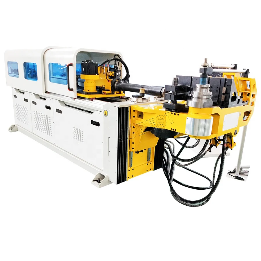 PLC Control Electric 4 Inch Mandrel Pipe Bender / CNC Pipe Tube Bending Machine