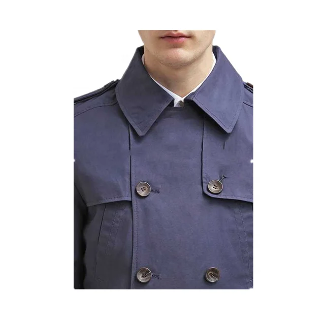 Latest Style Fashion New Classic Slim Fit Mens Trench Coat